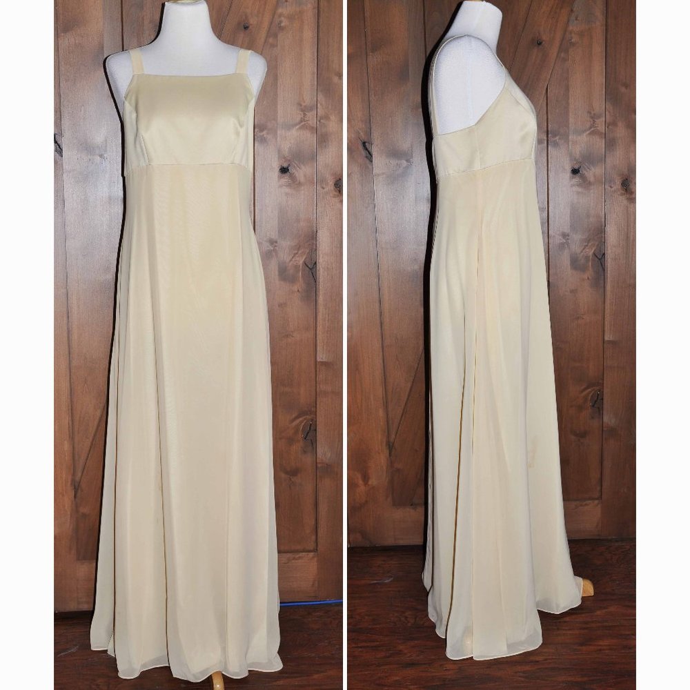 Vintage Adrianna Papell Sleeveless Chiffon Evening Gown Size 10